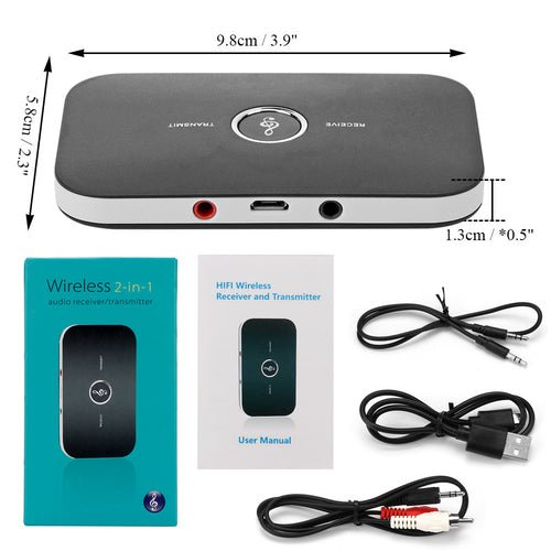 2 in 1 Bluetooth 4.1 Audio Transmitter & Receiver - TechGear Elite