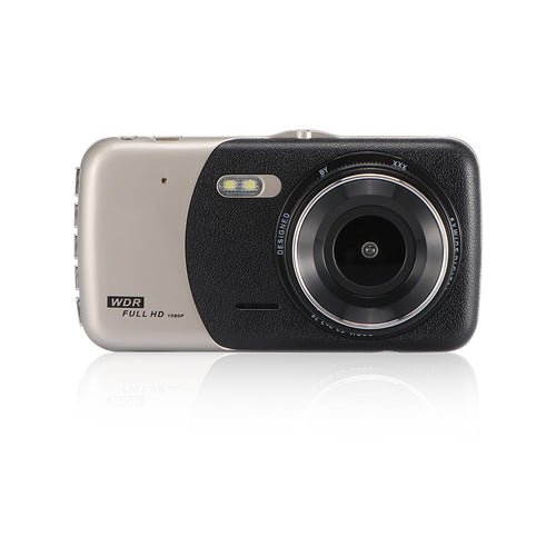 4" Dual Lens 1080P FHD 1.0MP Dash Camera Car DVR - TechGear Elite