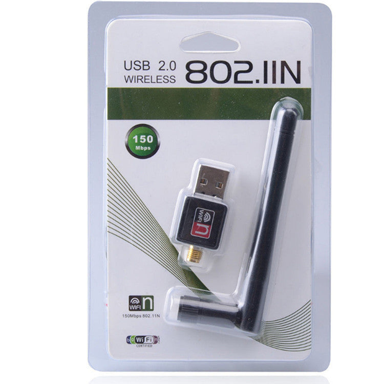 USB Wireless Network Adapter 150M with 2dB Antenna
