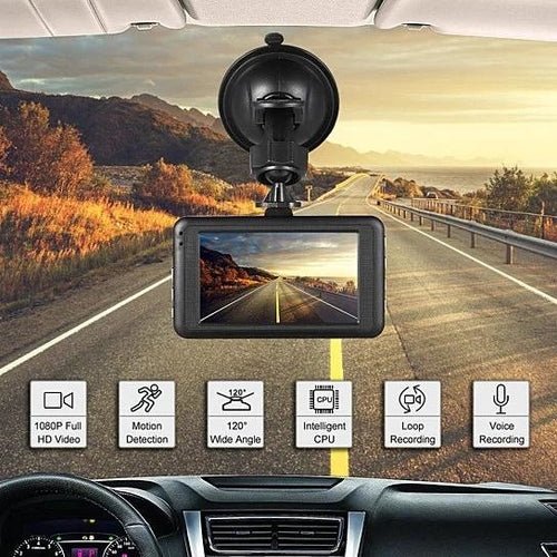 Black Box Dash Cam 1080P G - Sensor Looping Car Camera - TechGear Elite