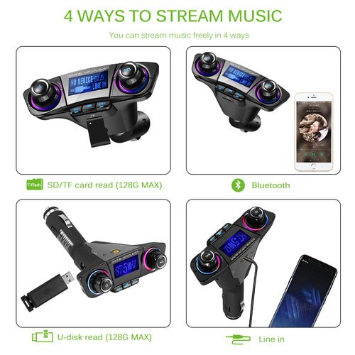 BT06 Car FM transmitter MP3 Player Audio Receiver - TechGear Elite