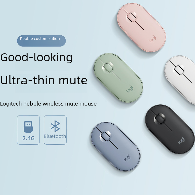 Logitech Pebble Bluetooth Dual-Mode Wireless Mouse K390