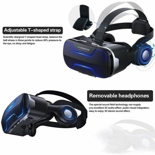 Dragon Flash VR Gaming Headset With Controller - TechGear Elite