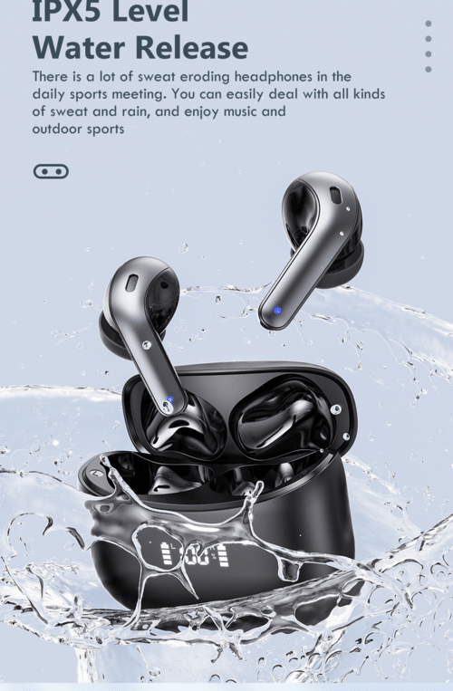 LED TWS Earbuds Bluetooth 5.0 Earphones for Huawei Iphone - TechGear Elite