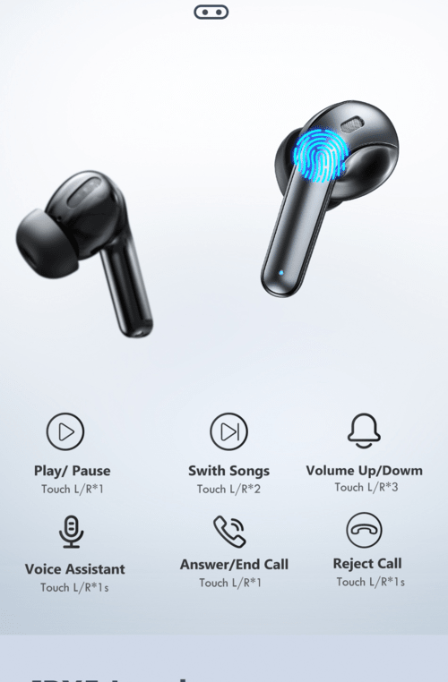 LED TWS Earbuds Bluetooth 5.0 Earphones for Huawei Iphone - TechGear Elite