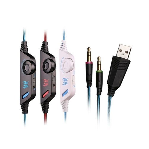 Ninja Dragon Stealth G21Z LED Vibration Gaming Headphone with - TechGear Elite