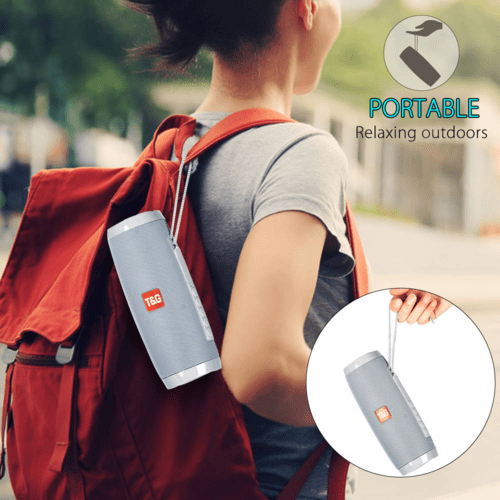 Wireless Portable Bluetooth Stereo Speaker with LED Light - TechGear Elite
