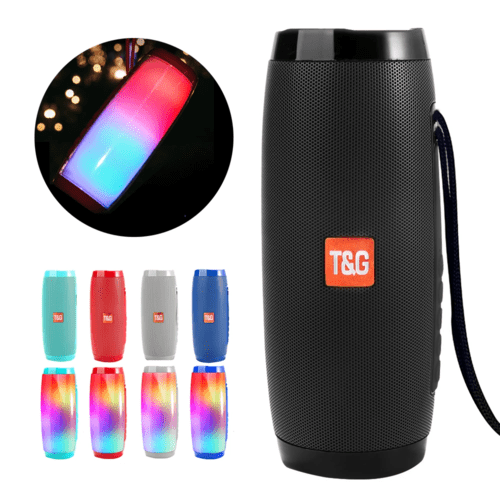 Wireless Portable Bluetooth Stereo Speaker with LED Light - TechGear Elite