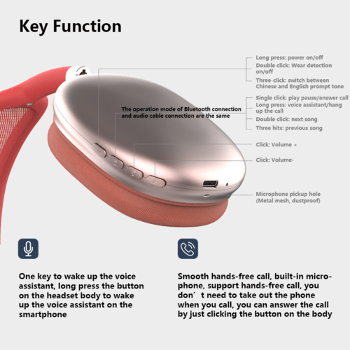 Wireless Sport Bluetooth Headphones with in Ear Detect Function - TechGear Elite